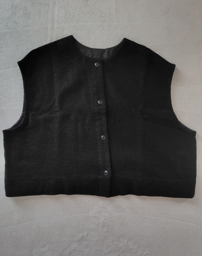 ✨最終値下げ✨かぐれ　ナッピングウール2wayベスト