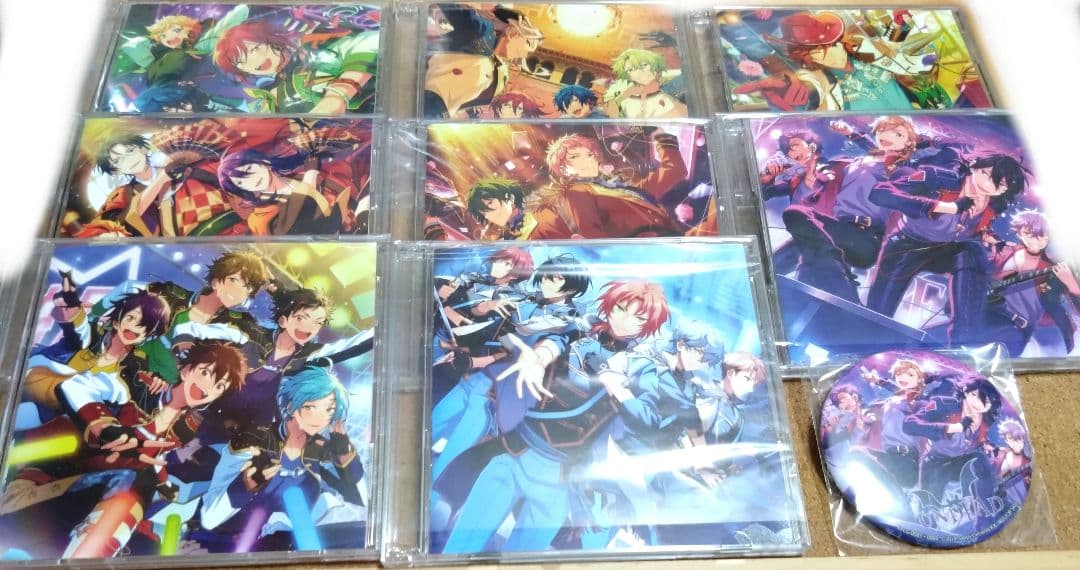 あんスタアルバム初回限定生産盤 UNDEAD Knights他 8枚＋缶バッジ