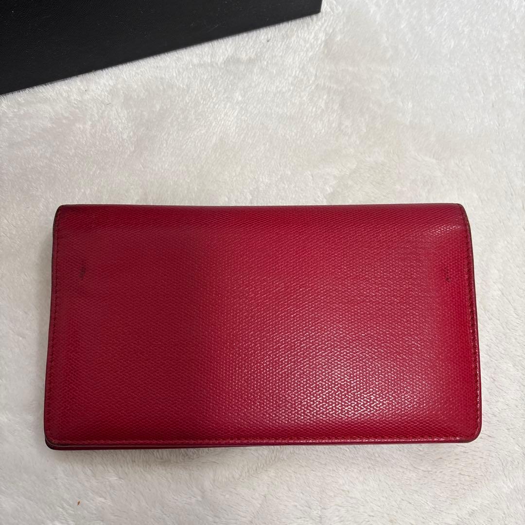 CHANEL レッド 長財布 箱付き