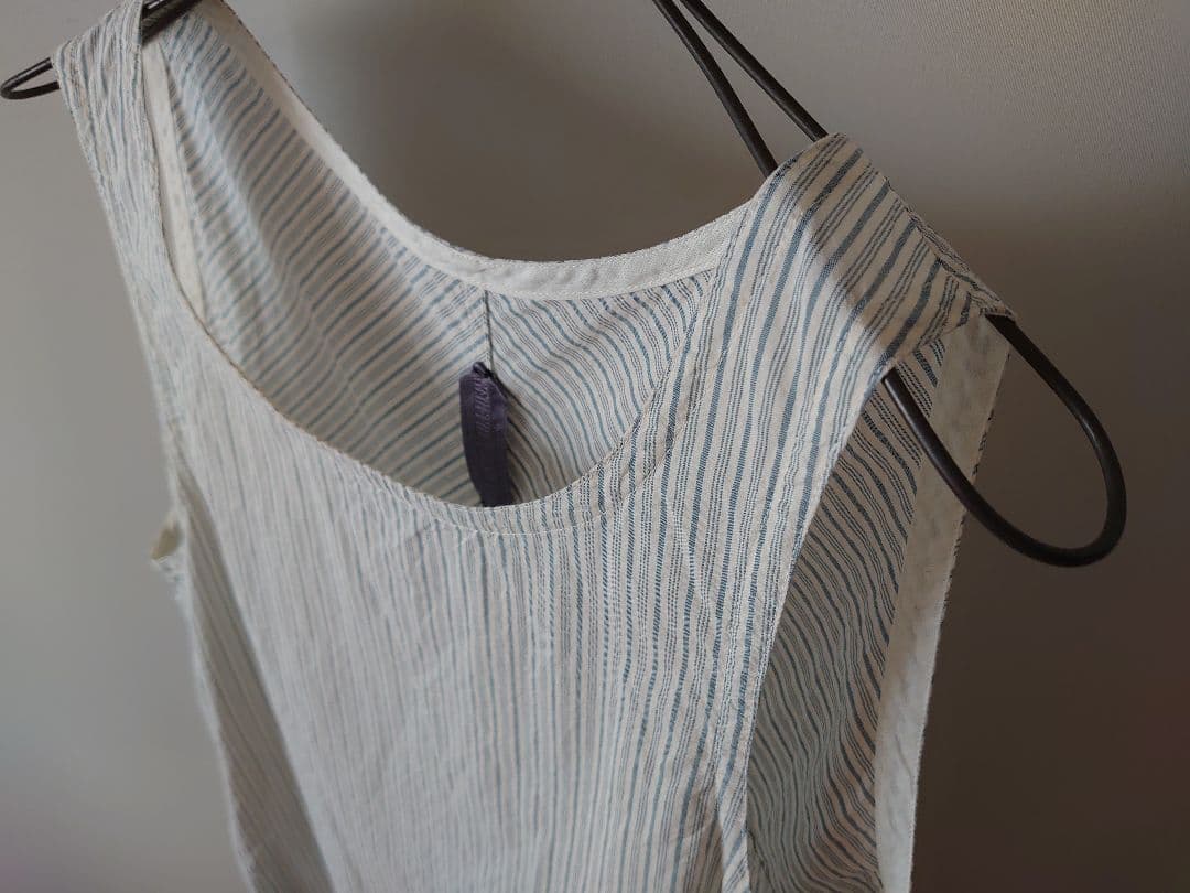 GEOFFREY B.SMALL／sleeveless shirt(stripe