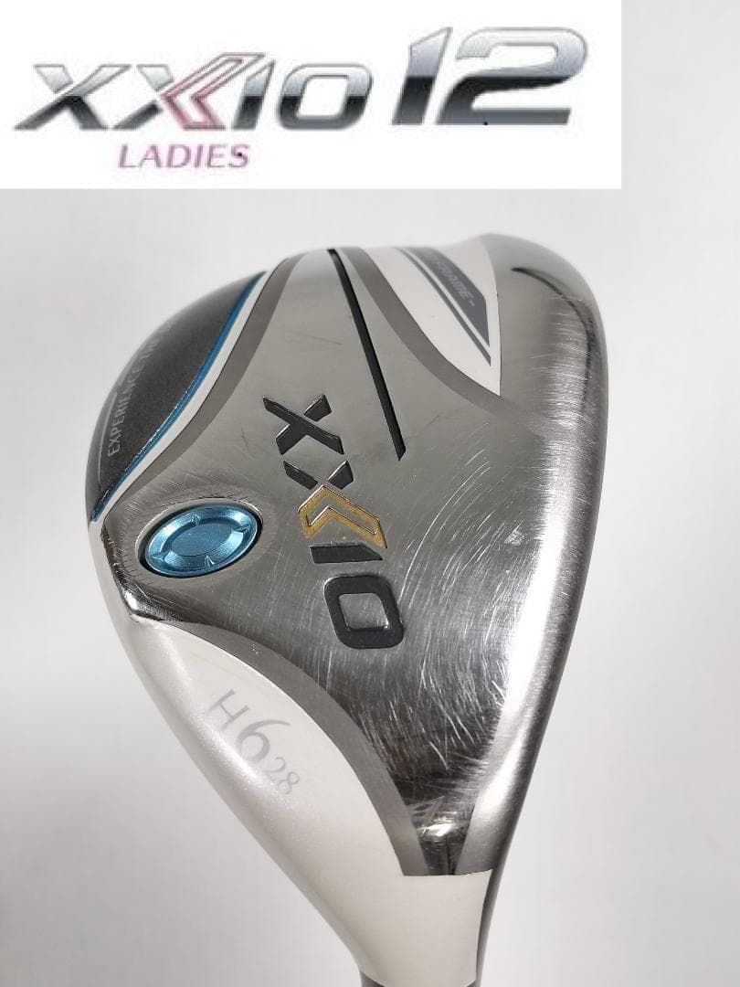 【女性】【L】ゼクシオ12⭐エクリュホワイト H6 28° MP1200L