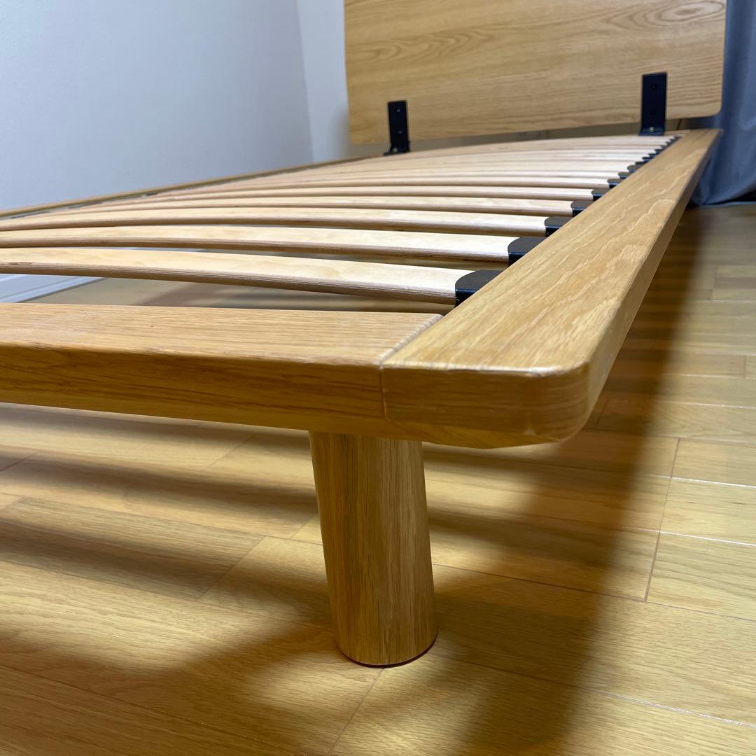 無印良品 木製ベッドフレーム シングル オーク