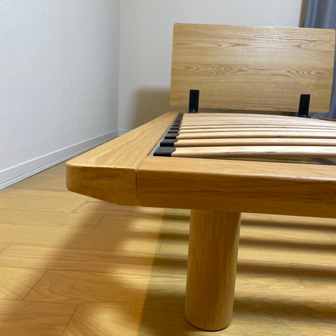 無印良品 木製ベッドフレーム シングル オーク