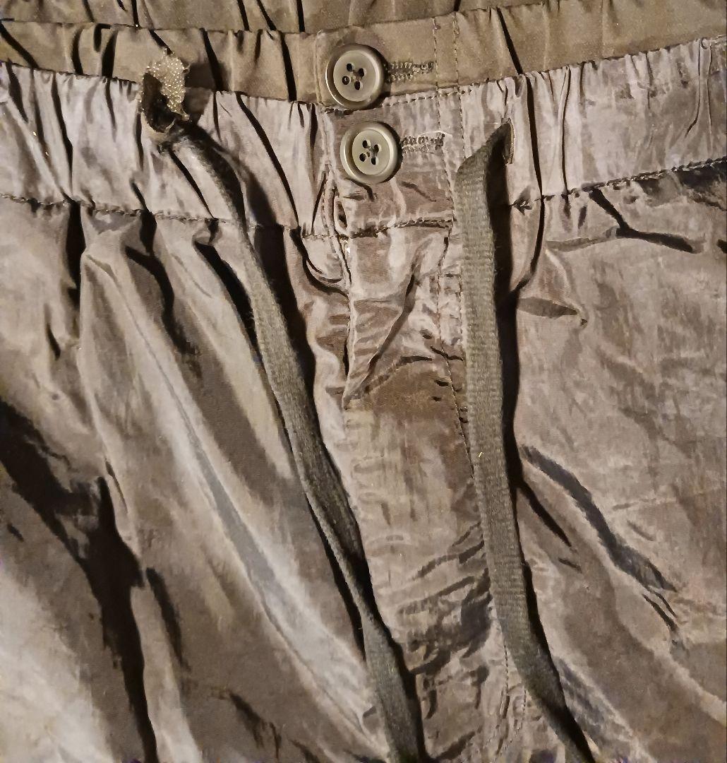 X*d様 〈GRANCY〉ボタンレイヤードデザイン ナイロンパンツ