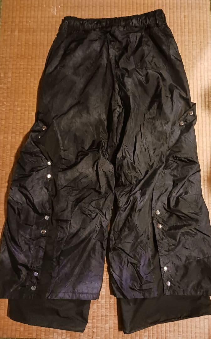 X*d様 〈GRANCY〉ボタンレイヤードデザイン ナイロンパンツ