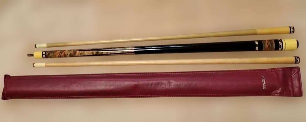 Meucci ビリヤードキュー ケース付き
