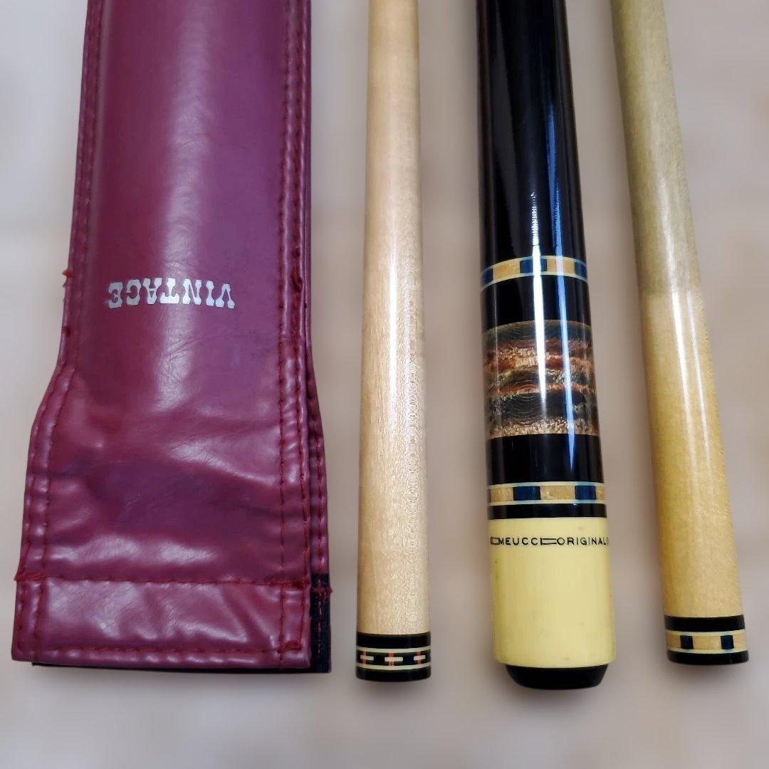 Meucci ビリヤードキュー ケース付き