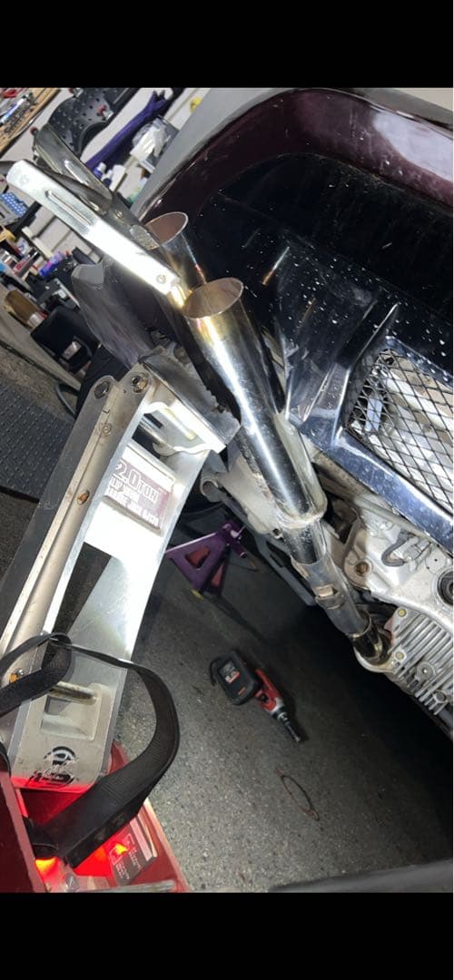 Z33用　ワンオフデュアルマフラー