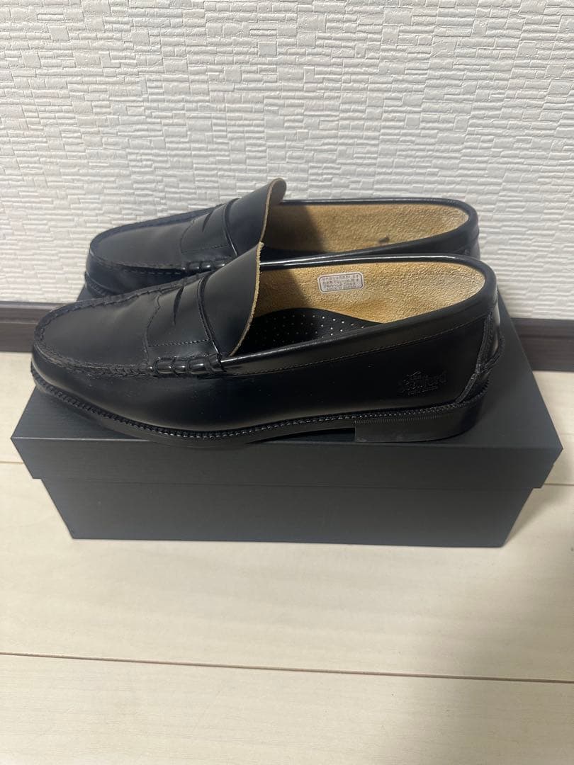 [Kenfordfineshoes] 26cmブラック ローファー