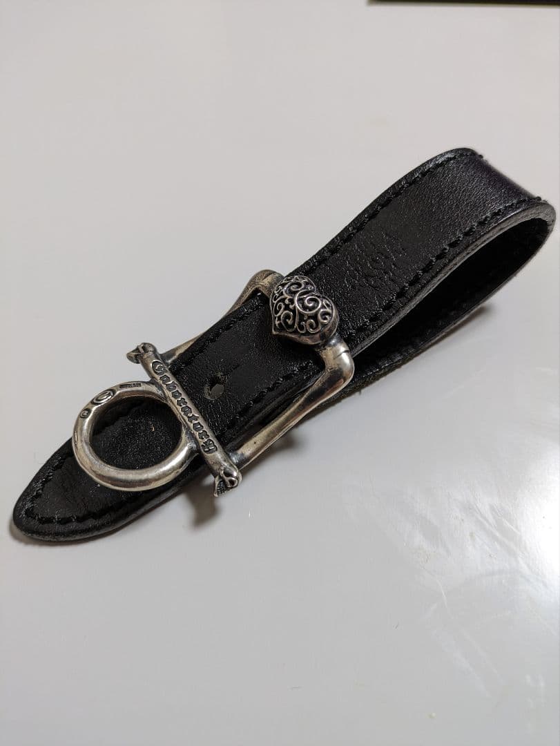 ガボラトリー/ハート　オン　アメリカン　クラシック　スクエア　バックル　 黒