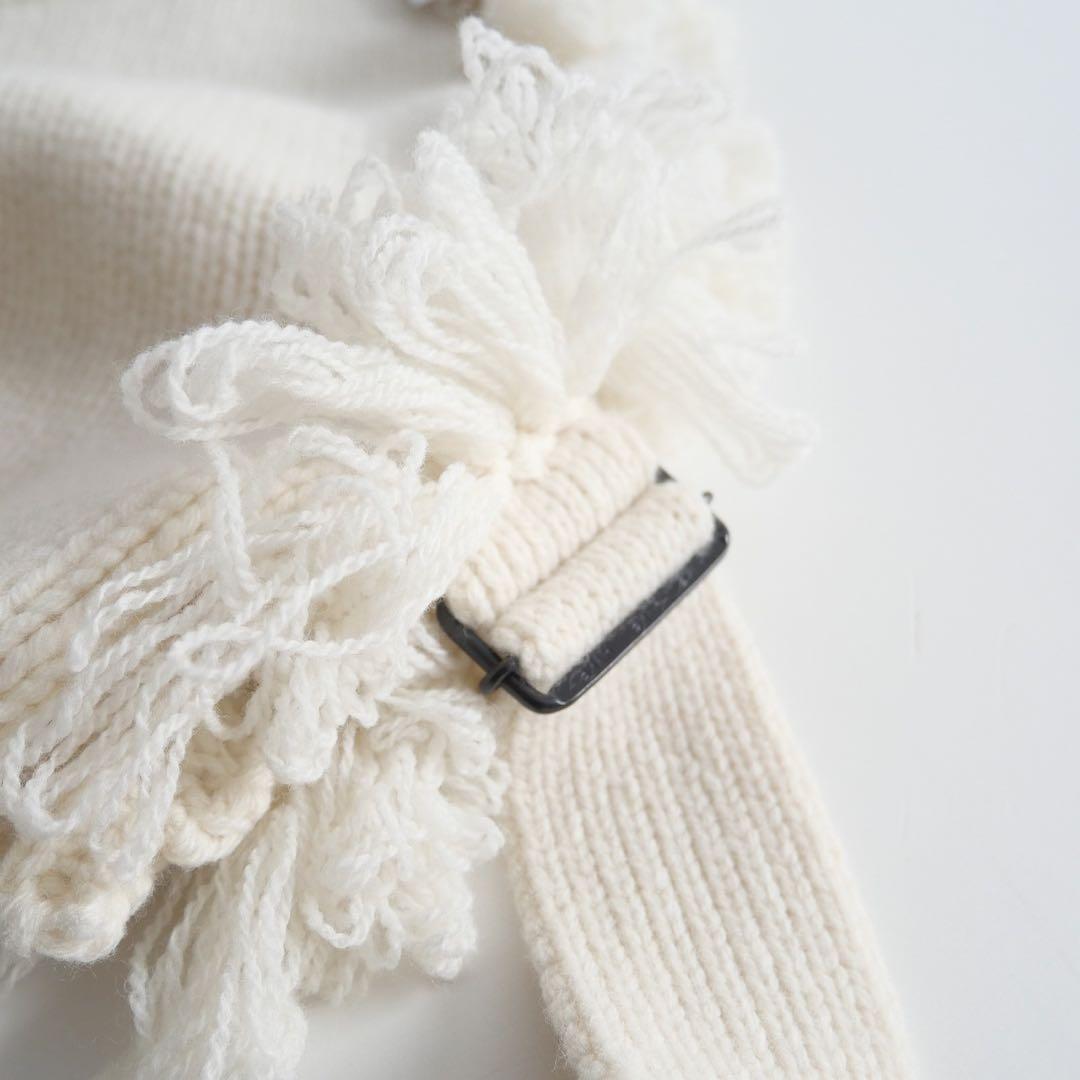 トップス HYKE / FRINGE SWEATER VEST / 232-11332