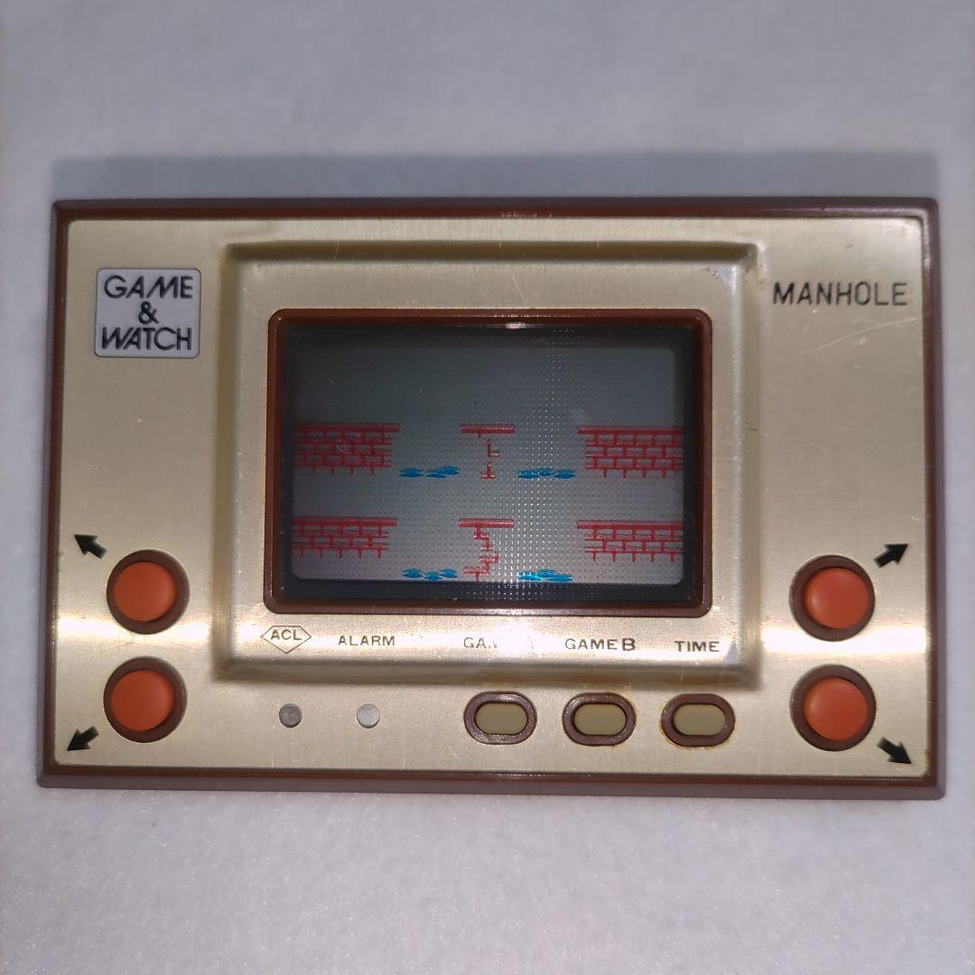 ゲーム&ウォッチ ゴールド　マンホール
