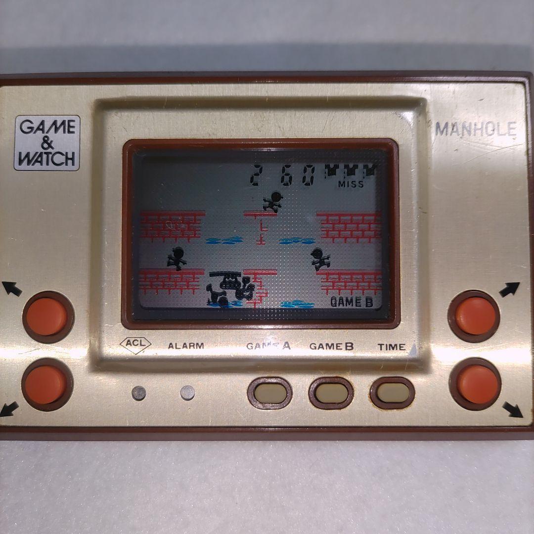 ゲーム&ウォッチ ゴールド　マンホール