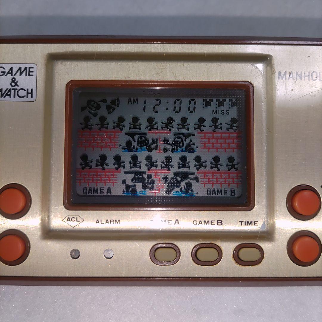 ゲーム&ウォッチ ゴールド　マンホール