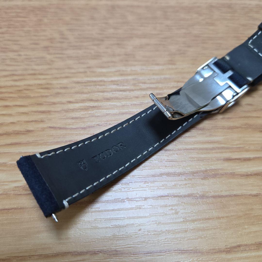 TUDOR チューダー 純正ベルト BB58用 ブルー“ソフトタッチ”ストラップ