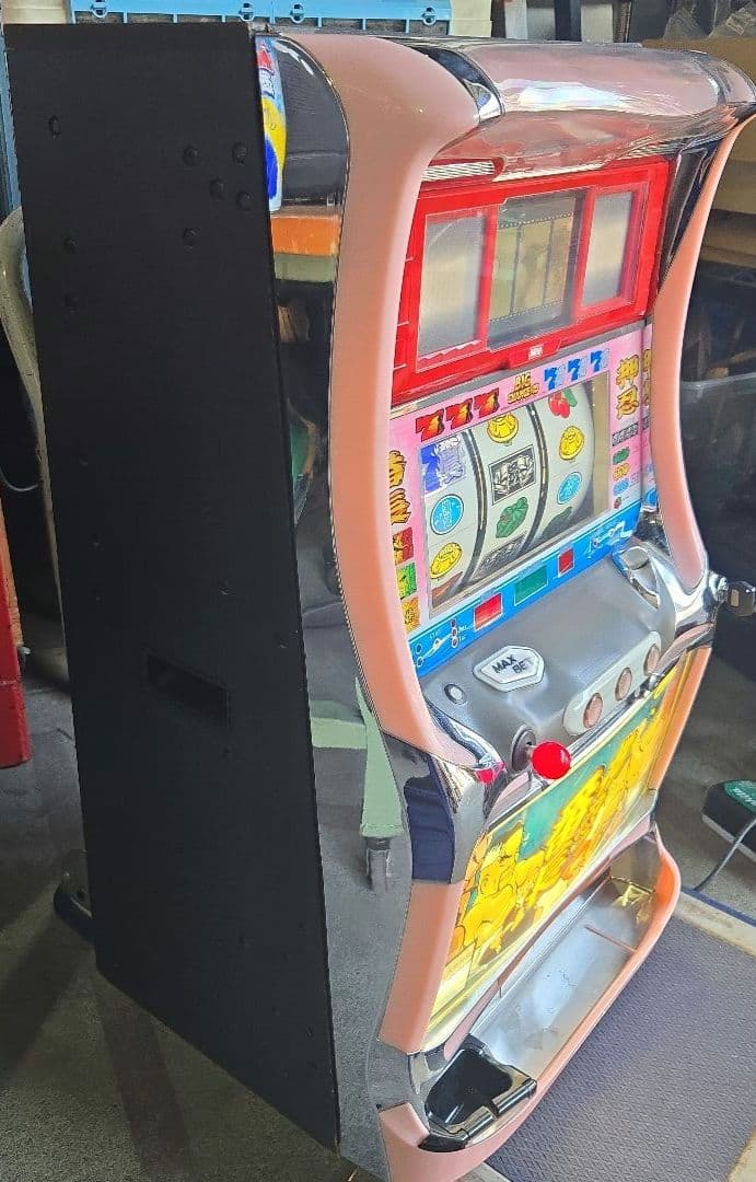 スロット　4号機　押忍番長　漢湯パネル　不要機付