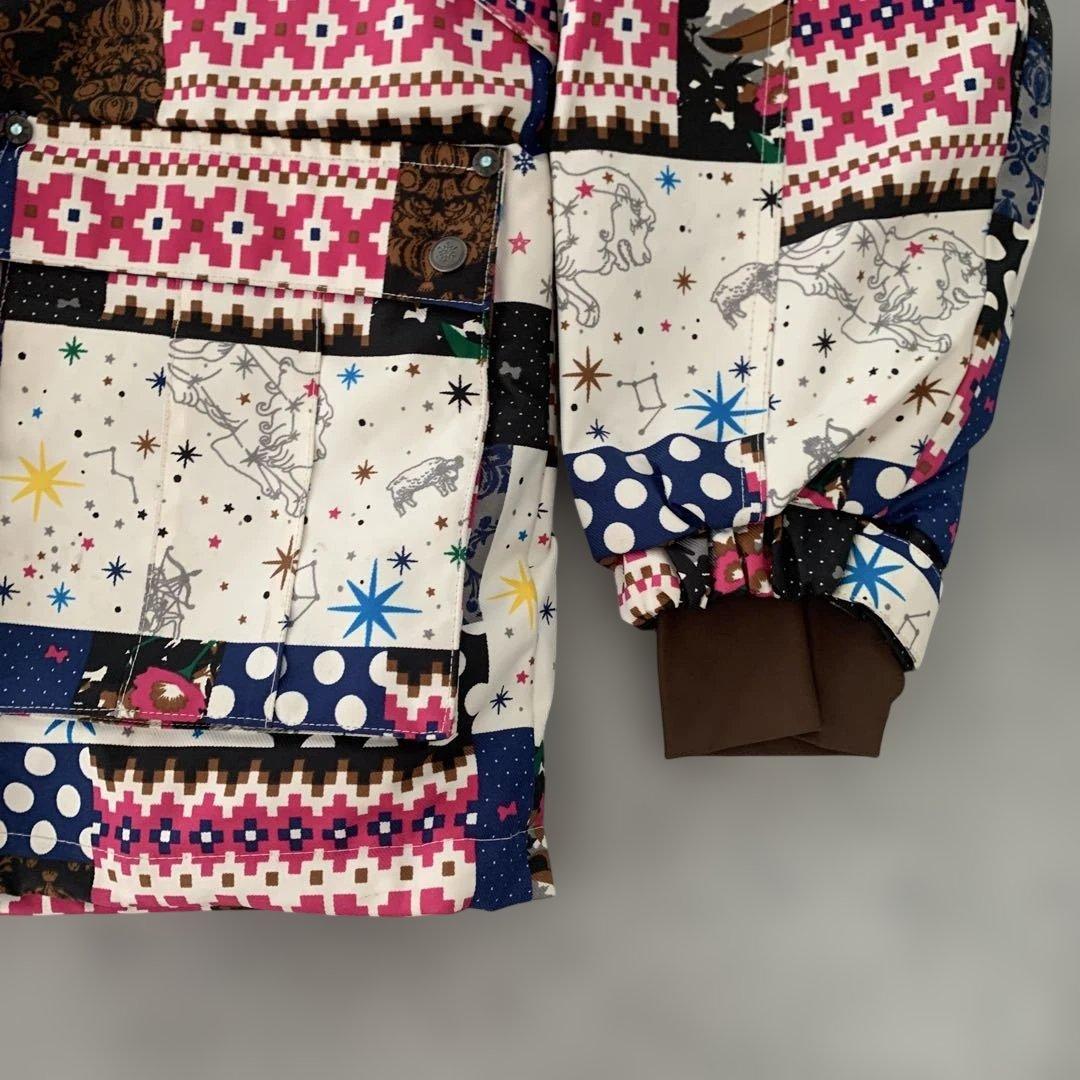 極美品✨ICEPARDALスキーウェアスノボウェア ジャケット　総柄　L相当