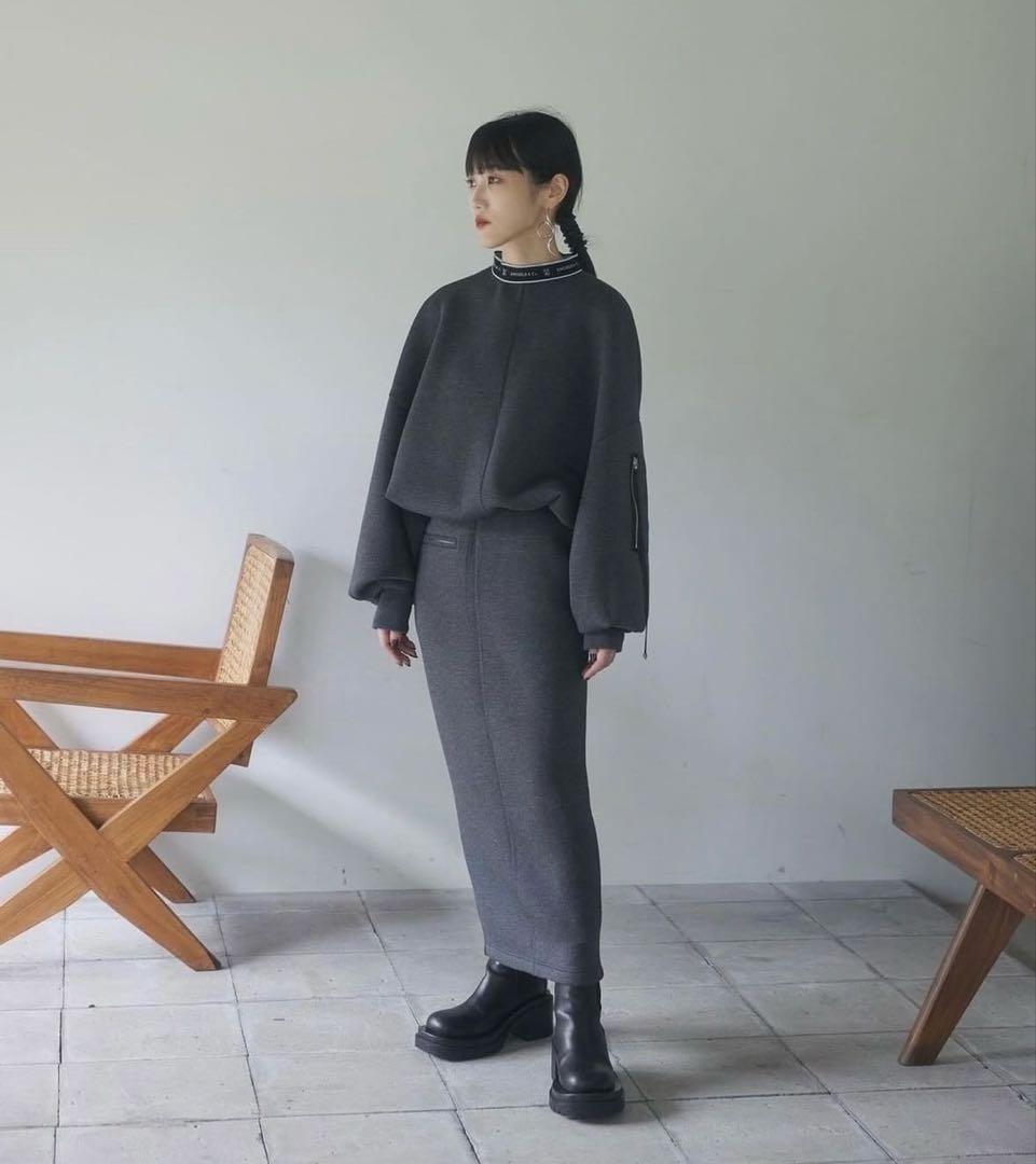 ANDREA&Co. MA-1 DROST LOGO PULLOVER グレー