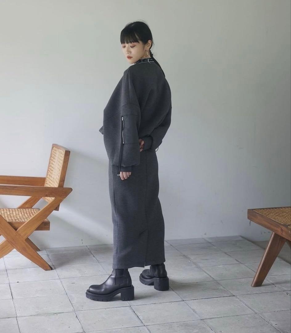 ANDREA&Co. MA-1 DROST LOGO PULLOVER グレー