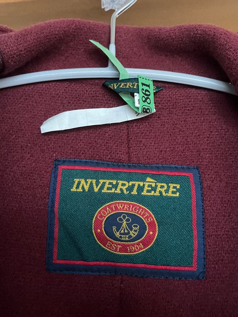 INVERTERE 旧タグ 緑タグ ダッフルコート