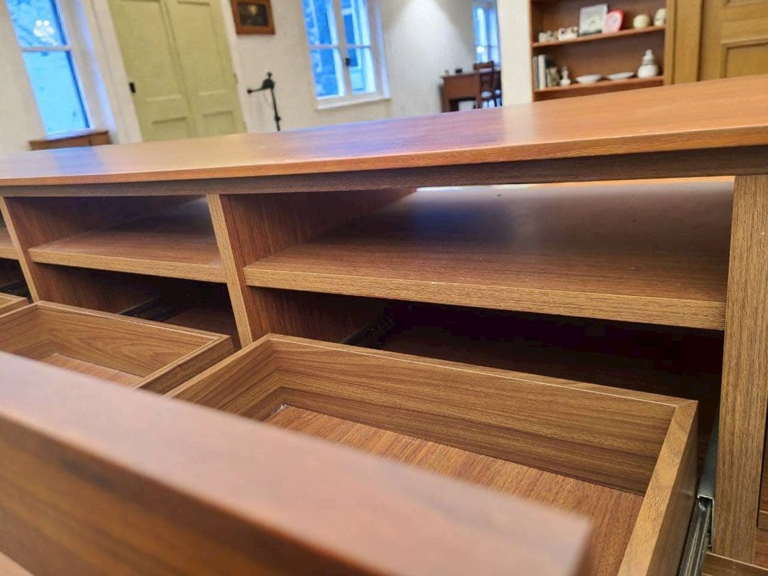 【美品】サンキコーポレーション 定価107,030円 モダン テレビボード 北欧