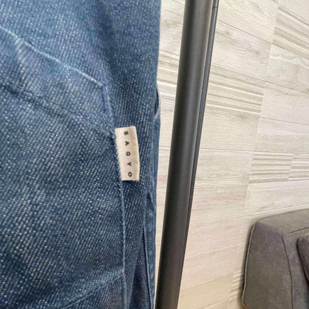 SAGYO【サギョウ】作業もんぺまくる デニム【size L】