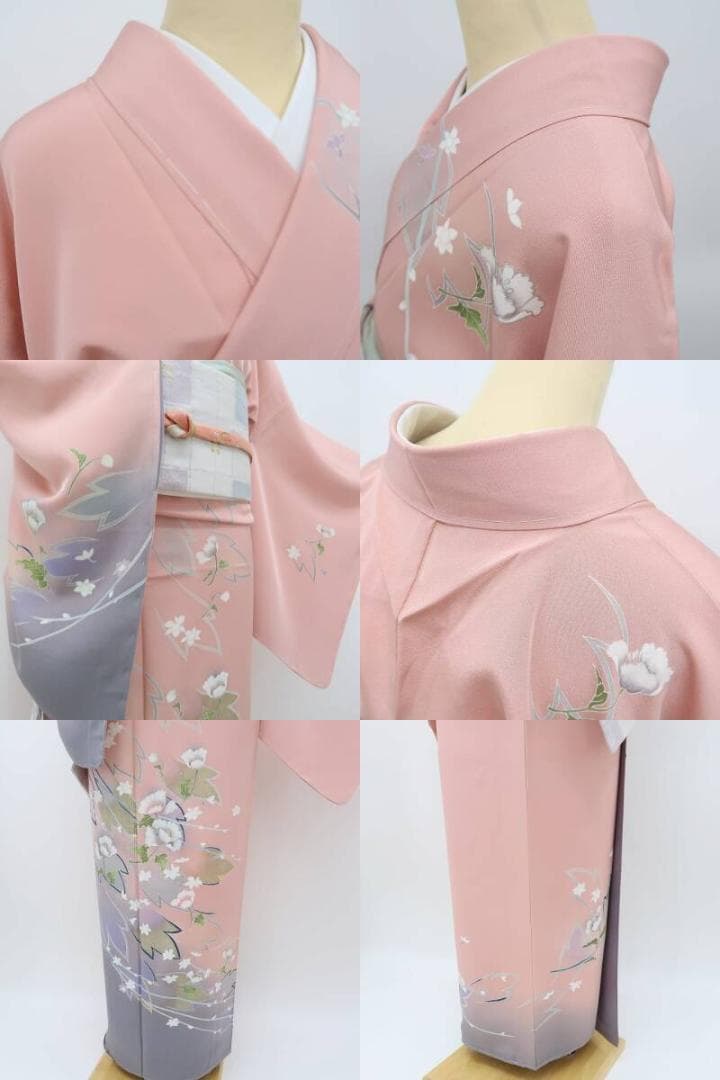 新品 仕付け糸付き 丹後ちりめん 正絹 着物 訪問着 B-13