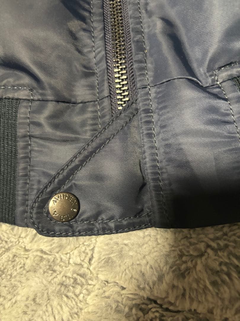 AVIREX MA-1 フライトジャケット M ネイビー