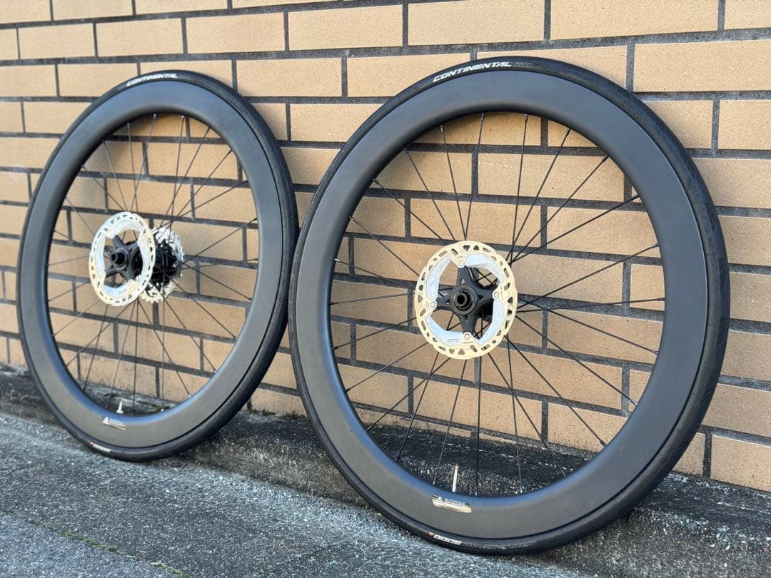 スーパーチーム　カーボンホイール　55mm ディスク　ロードバイク