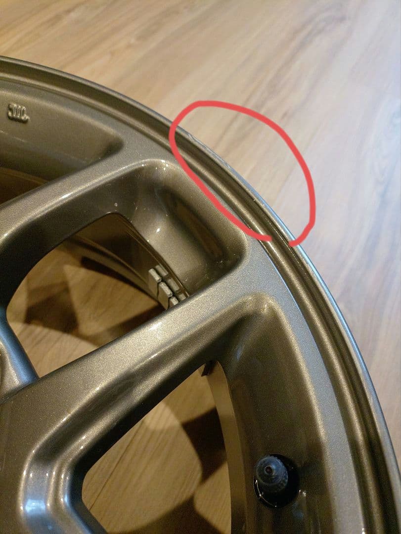 JB64　純正ホイール　すり傷あり