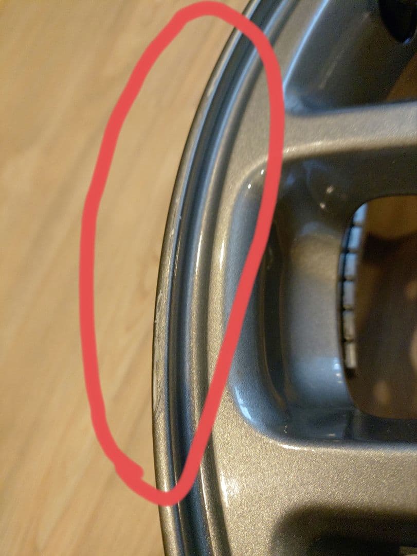 JB64　純正ホイール　すり傷あり