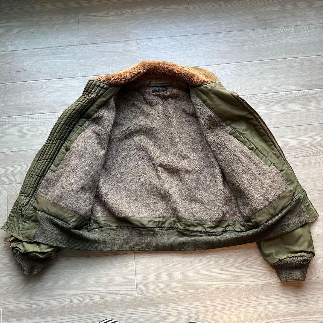 40s USAF 実物　B-15 フライトジャケット　 USA製　サイズ　42