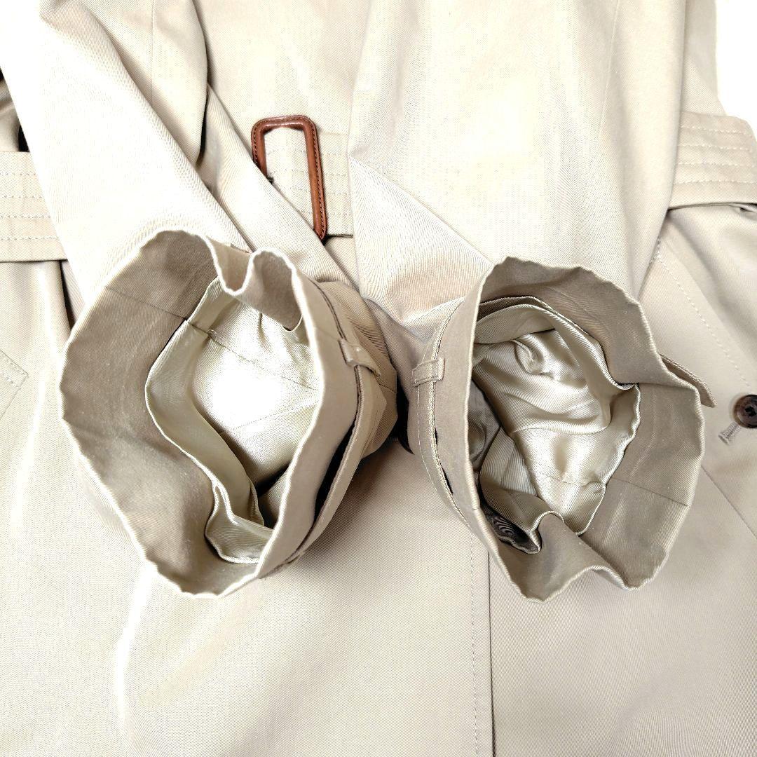 バーバリーロンドン トレンチコート ベージュ ライナー ノバチェック ベルト M