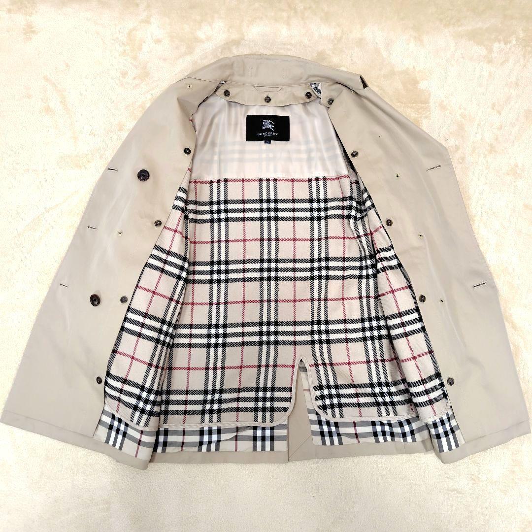 バーバリーロンドン トレンチコート ベージュ ライナー ノバチェック ベルト M