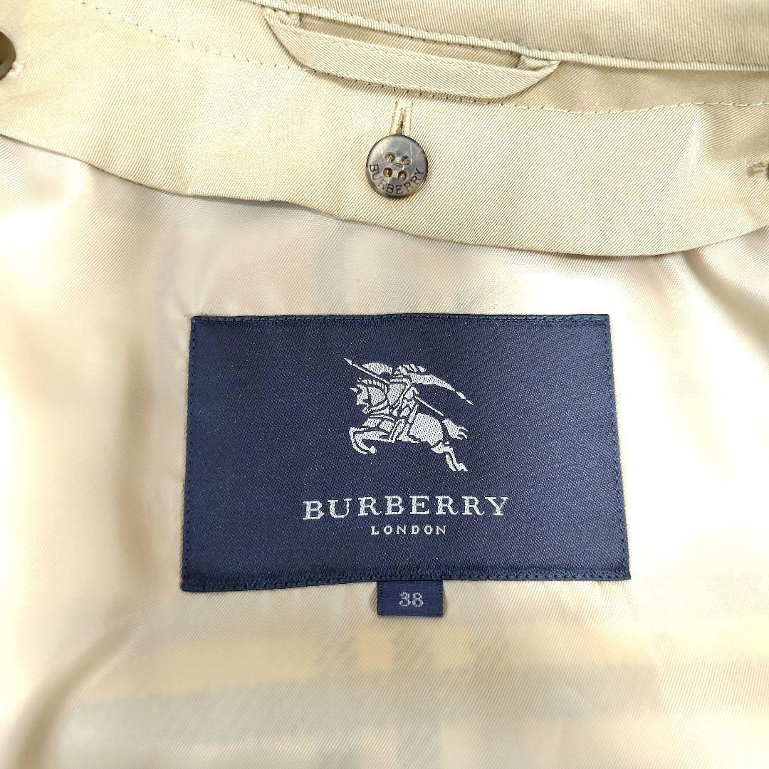 バーバリーロンドン トレンチコート ベージュ ライナー ノバチェック ベルト M