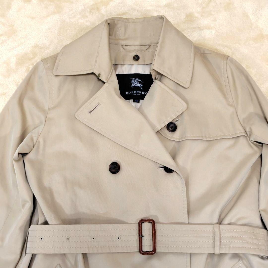 バーバリーロンドン トレンチコート ベージュ ライナー ノバチェック ベルト M