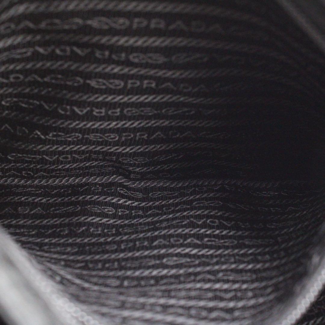 【美品】PRADA 三角ロゴ ショルダーバッグ クロスボディ ナイロン ブラック