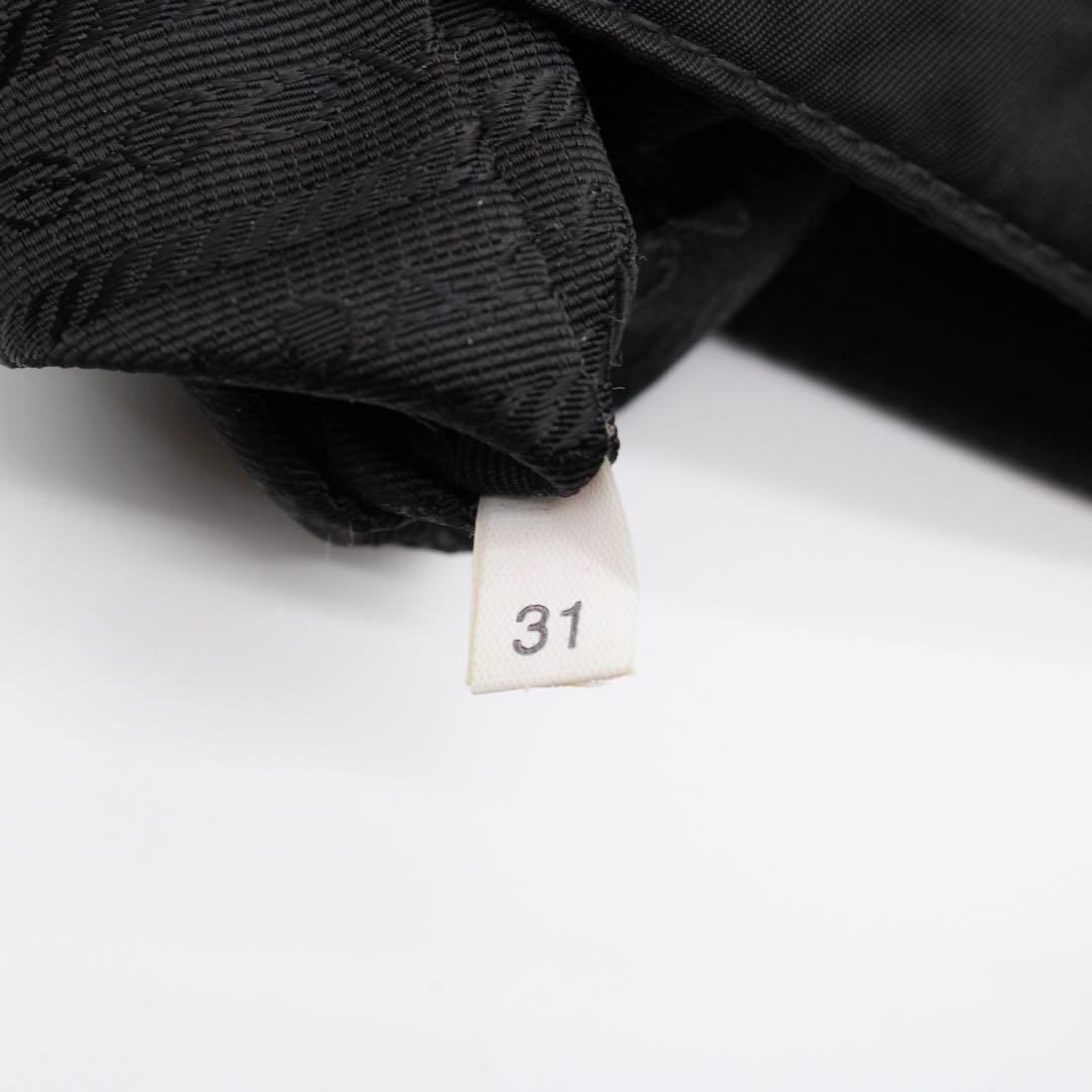 【美品】PRADA 三角ロゴ ショルダーバッグ クロスボディ ナイロン ブラック