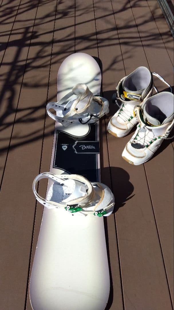 Burton CLASH 154cm ボード バイン ブーツセット アイロン付き