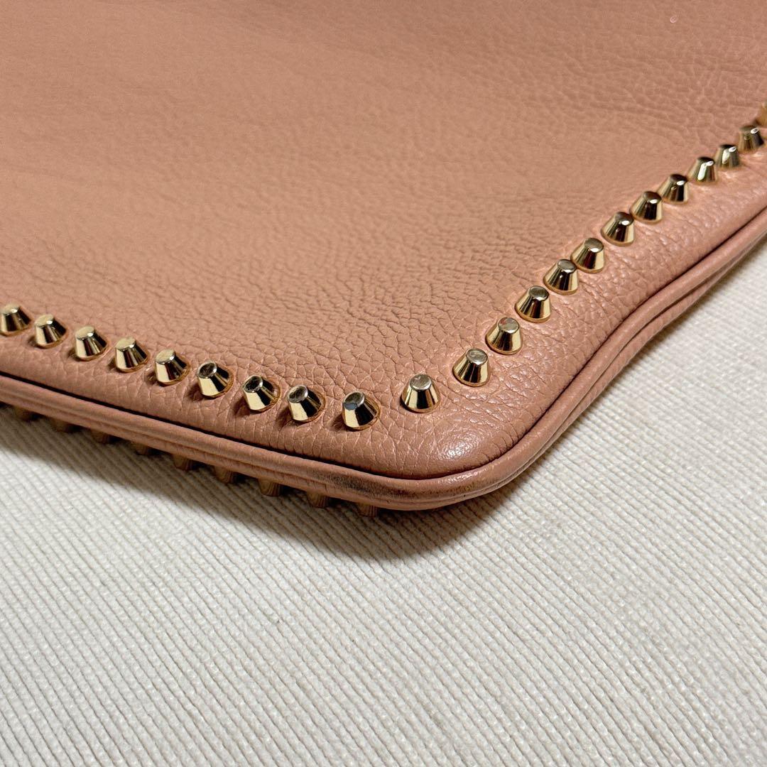 Christian Louboutin ルブタン スタッズ セカンドバッグ