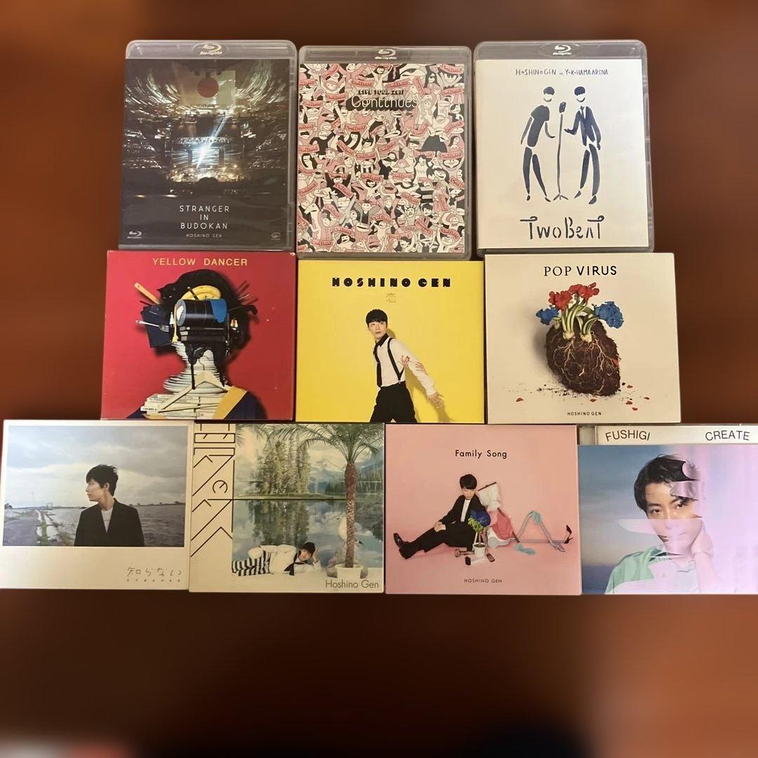 星野源 ライブ映像3枚+シングル4枚+アルバム3枚