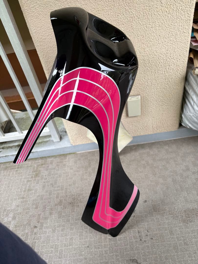 バイク デュアルカウル ブラック ピンク