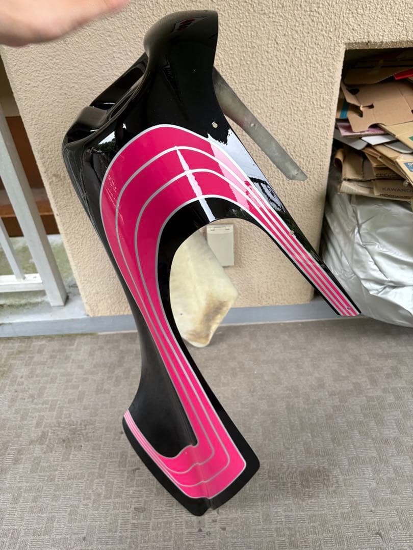 バイク デュアルカウル ブラック ピンク