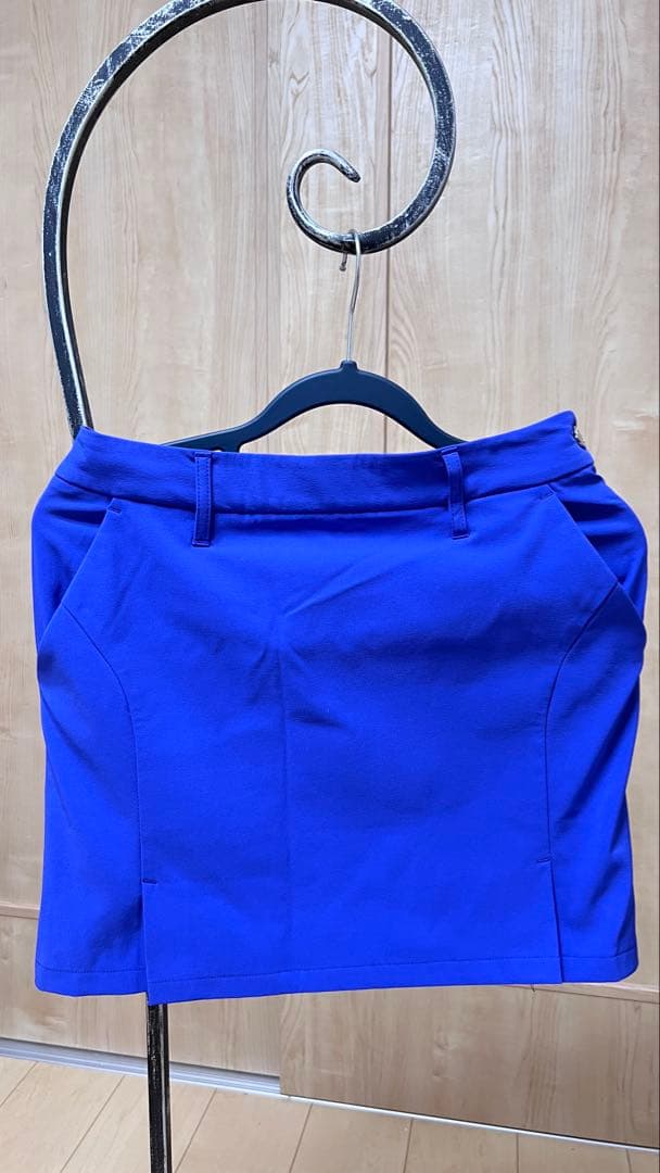 DESCENTE レディース ゴルフ スカート 青 2XS