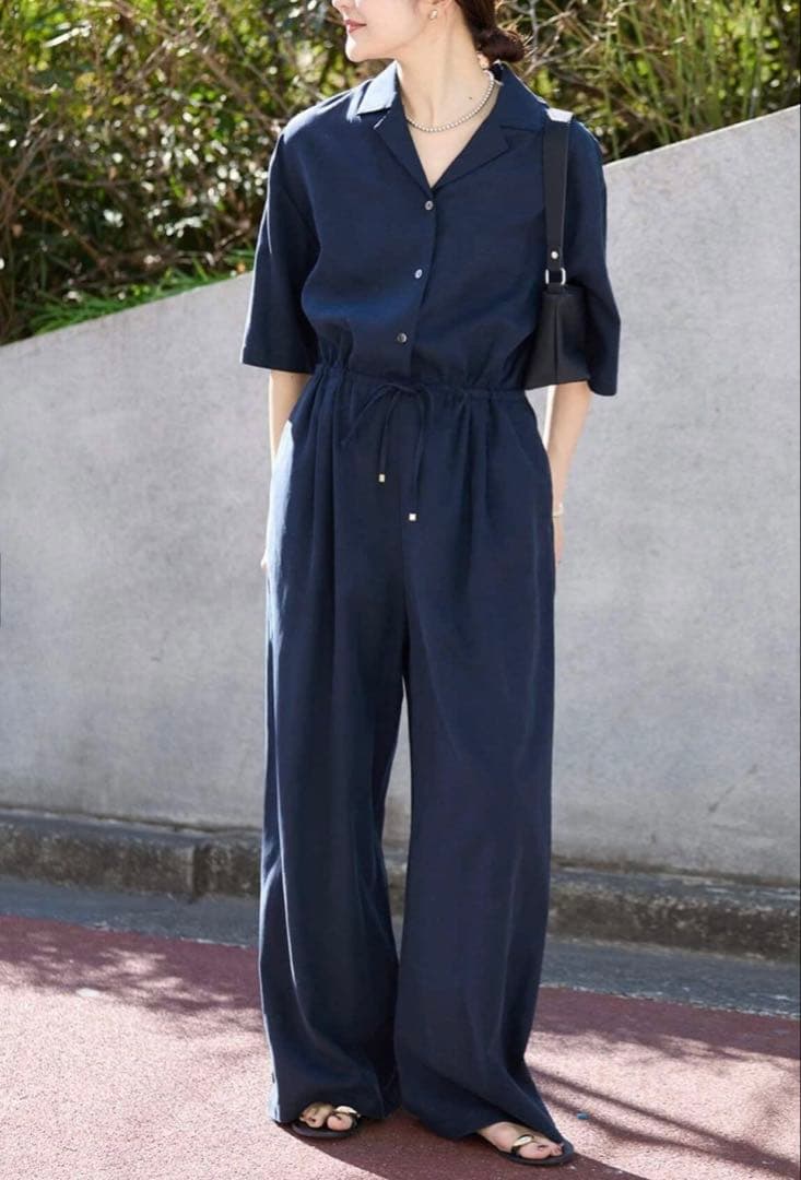 ハーフスリーブオールインワン