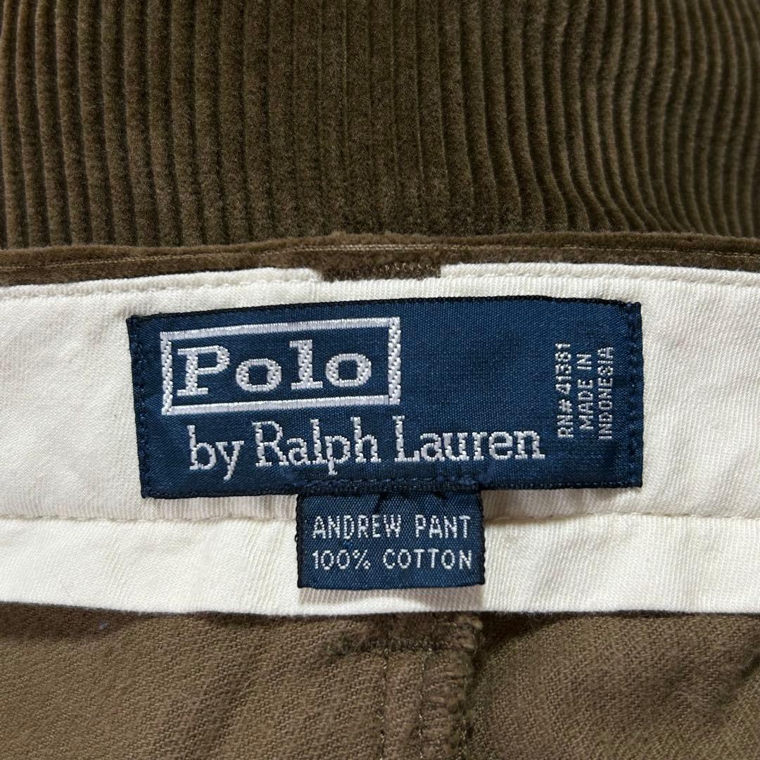 ポロバイラルフローレン中畝コーデュロイパンツP417アンドリュw40アメリカ古着