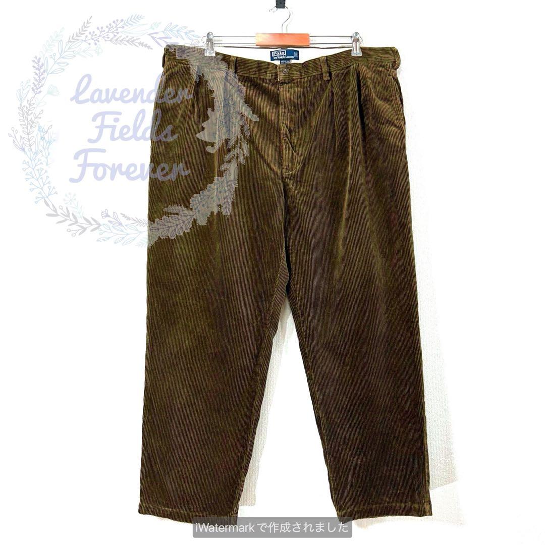 ポロバイラルフローレン中畝コーデュロイパンツP417アンドリュw40アメリカ古着