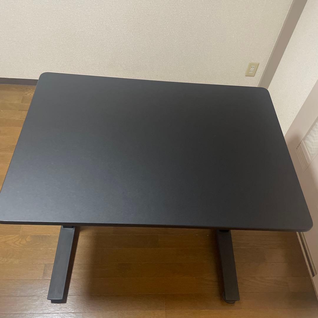 山善(YAMAZEN) 昇降式デスク (ガス圧式)