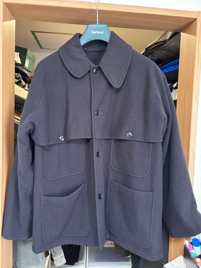 comoli ナッピングウールマッキノウクルーザー　コモリ　SIZE 3