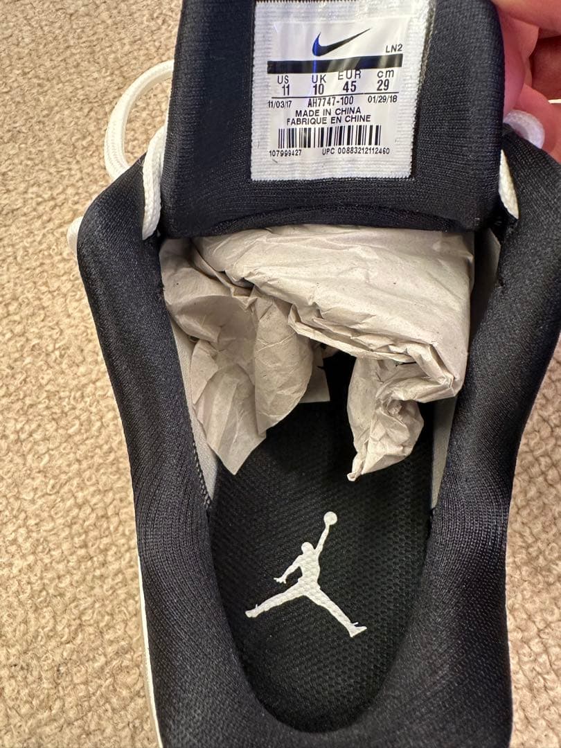 Nike Jordan ゴルフシューズ ホワイト/グレー